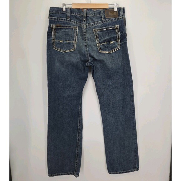 Ariat Men's M4 Boundary Bootcut Jeans Relaxed Fit Size 38x34 - Picture 2 of 4